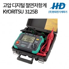 [KYORITSU] 고압 디지털 절연저항계 3125B
