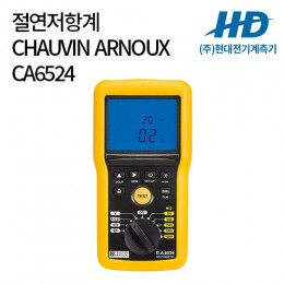 [CHAUVIN ARNOUX] 디지털 절연저항계 CA6524